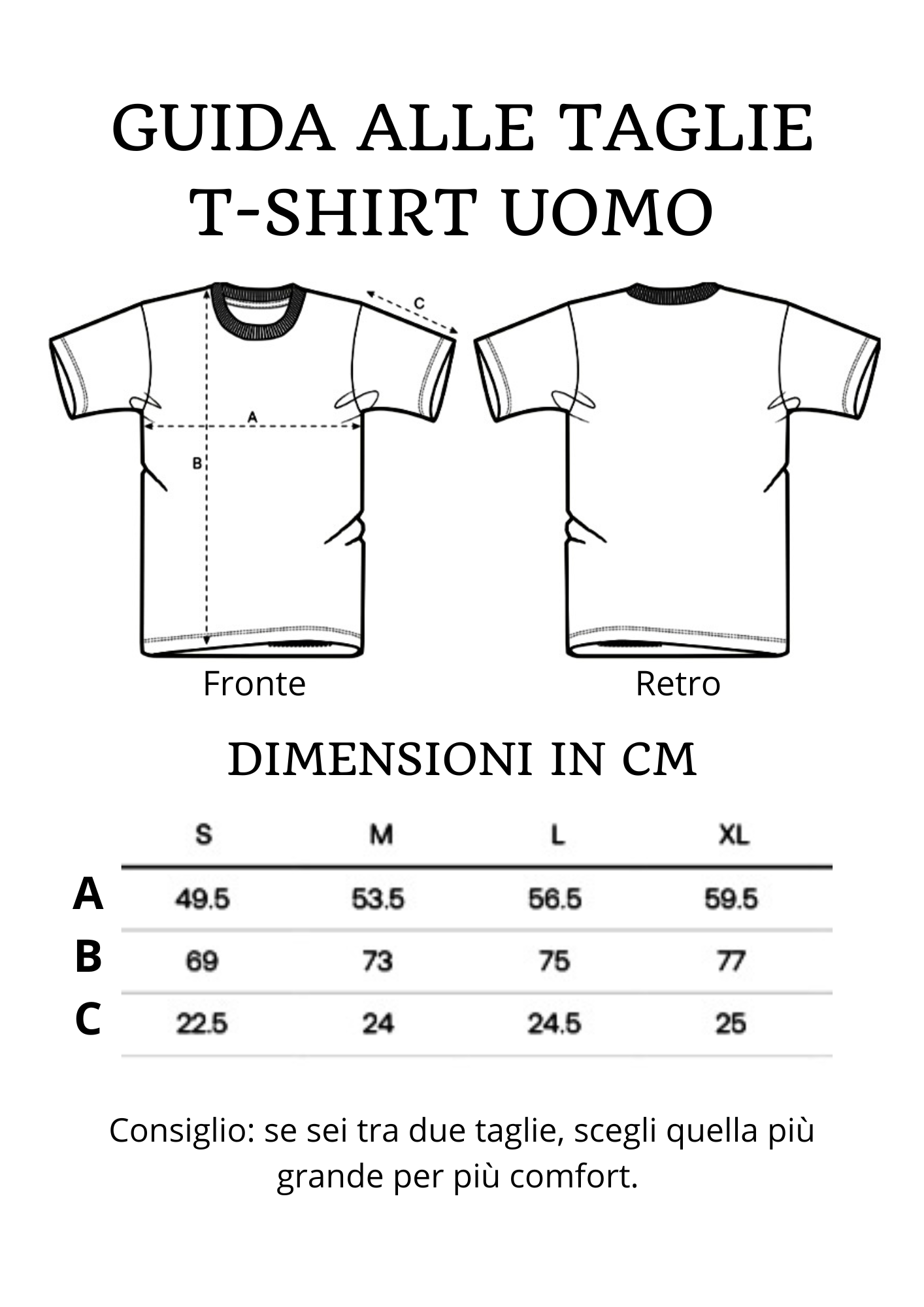 T-shirt uomo a maniche corte nera