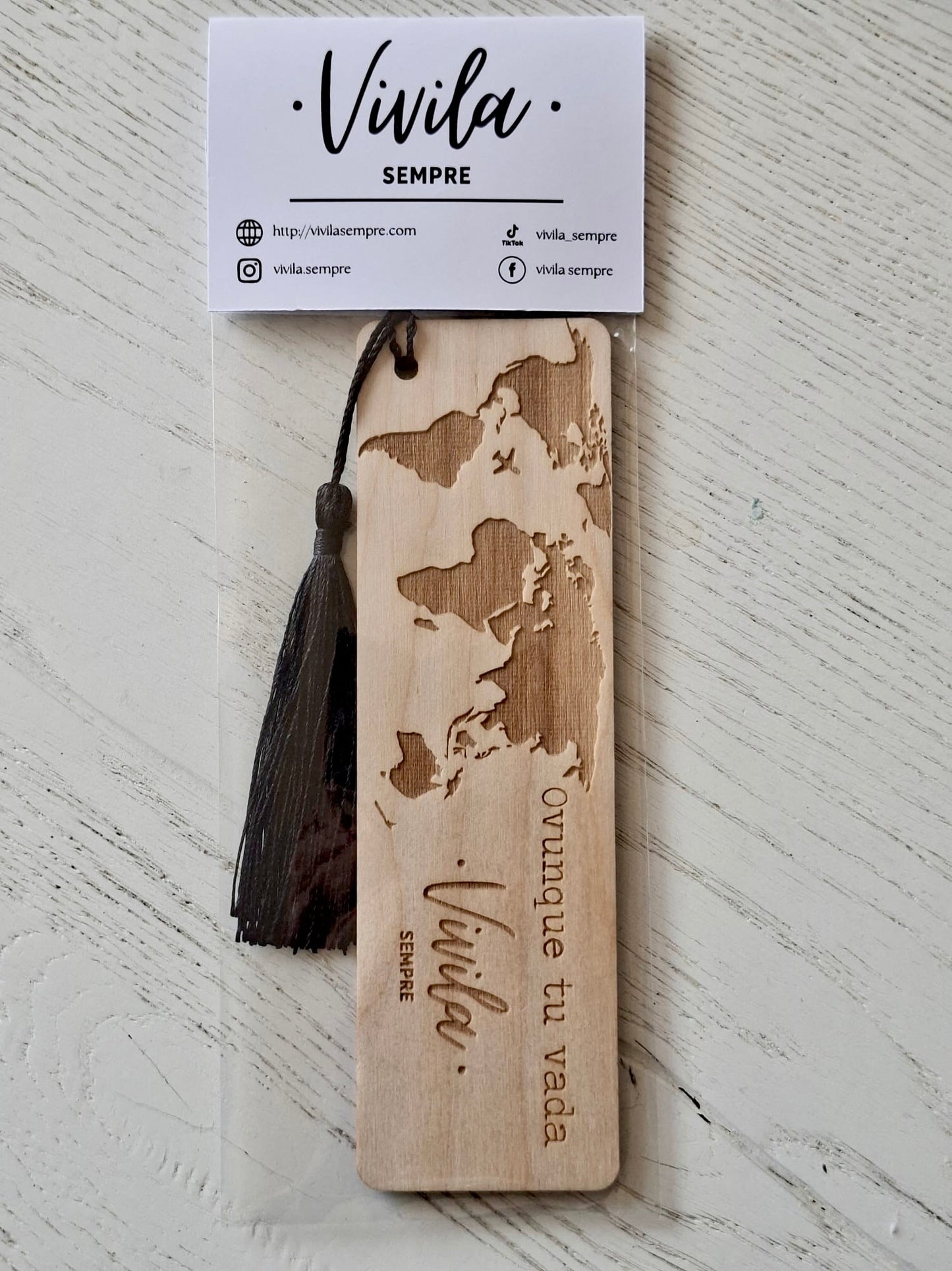 Segnalibro artigianale-Made in Italy-Vivila Sempre