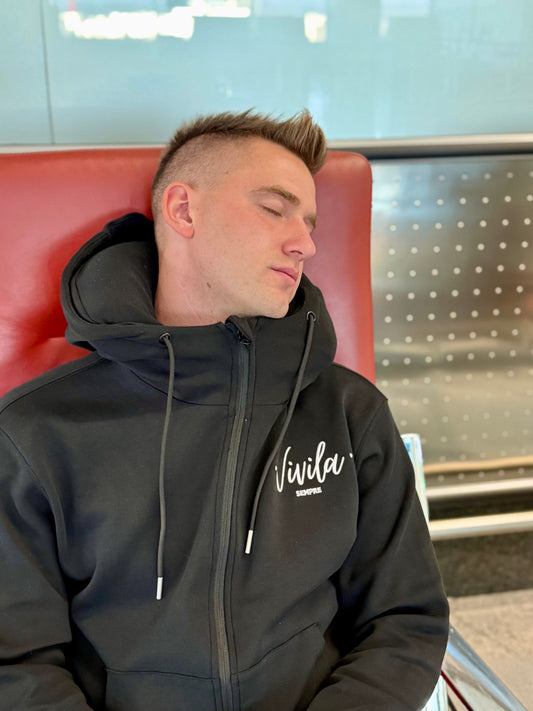 Felpa da VIAGGIO con cappuccio gonfiabile