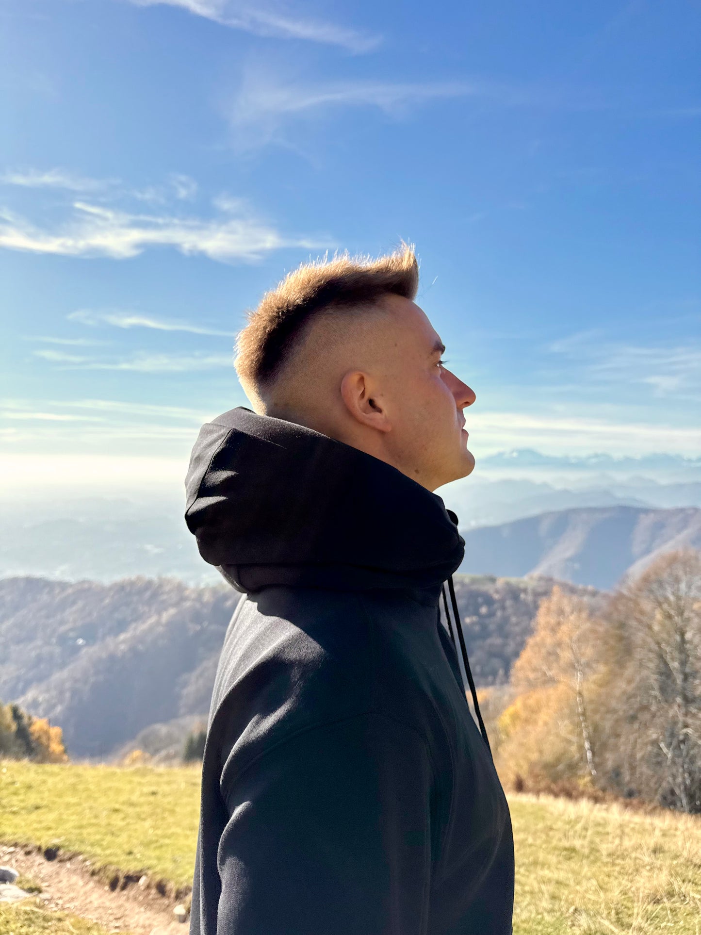Felpa da VIAGGIO con cappuccio gonfiabile